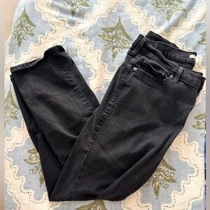 Levi’s Black Classic Mid Rise Straight Leg Jeans